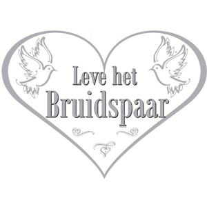 Deurbord Leve Het Bruidspaar Deurbord Leve Het Bruidspaar